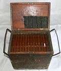1880s Antique Camera Equipment Dovetailed Wood Box Case items in Lees 
