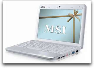  MSI Wind 10 Mini Laptop (1.6 GHz Intel Atom Processor 