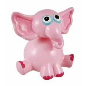  Adorable Bobble Head Pink Elephant Money Bank Piggy Toys & Games