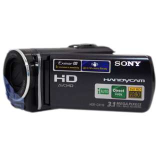 Sony HDR CX110 BLACK HD Camcorder HDRCX110 027242788763  