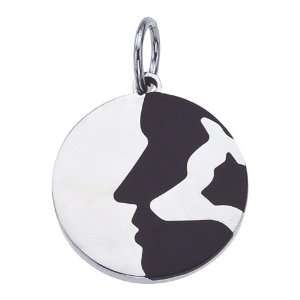   Association   Stainless Steel and Black Enamel Tag