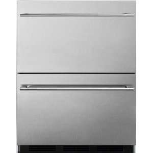   24 Built In Double Drawer Freezer with Factory Installed Appliances