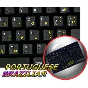  PORTUGUESE BRAZILIAN   ENGLISH NON TRANSPARENT KEYBOARD 