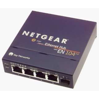   Port 10 Mbps Ethernet Hub RJ 45 with Uplink Button Electronics