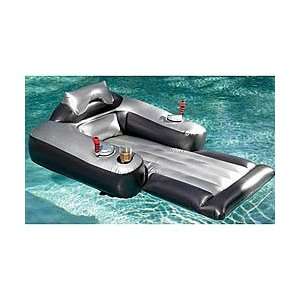  Excalibur Motorized Pool Lounger with Foot Pump 