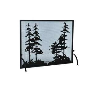  50W X 38H Tall Pines Fireplace Screen