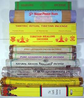 All Natural Tibetan ~ HEALING BLENDS ~ HQ incense x 10  