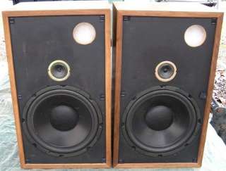 Vintage 1970s INFINITY 1001A SPEAKERS 25 x 14 x 11 Audiophile RARE 