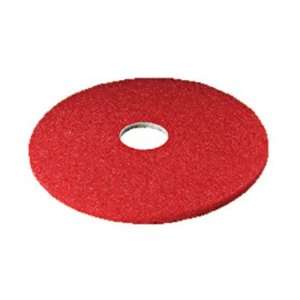  3M Buffer Floor Pad 5100, 20 in, Red, 5 Pads/Carton