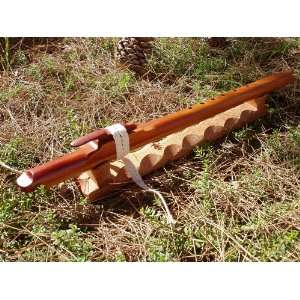 Red Ironbark Eucalyptus Wood Flute (Key of A)   Easy To 