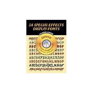    Dover Clip Art Cd/Book Special Effects Fonts Arts, Crafts & Sewing