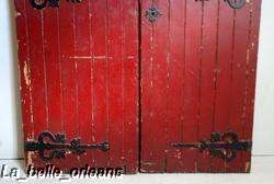 MASSIVE FRENCH GOTHIC/MEDIEVAL WOOD & FORGED IRON DOOR  