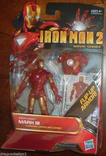 Iron Man 2 Movie Series MARK III 03 Flip Up Armor  