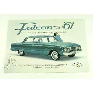  1961 61 Ford FALCON BROCHURE Fordor Tudor Deluxe Sedan 