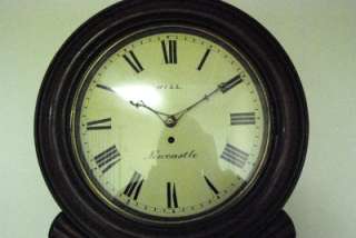 40 ENGLISH LONG DROP PUB CLOCK SINGLE FUSEE WALL HANGER  