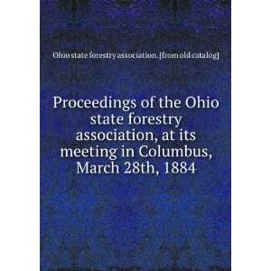  Proceedings of the Ohio state forestry association, at its 