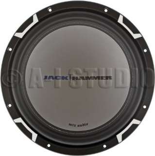 Mtx JH5512 04 Single 4o 400w Rms 12subwoofer Perp Jackhammer Series 