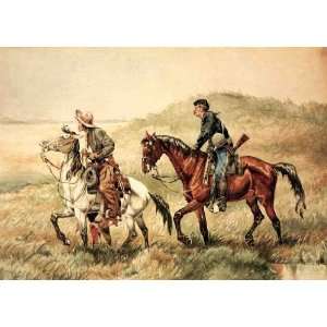  FRAMED oil paintings   Frederic Remington   24 x 18 inches 