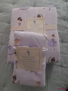 Pottery Barn Kids Ballerina Flanel Duvet Cover & Sham Twin  