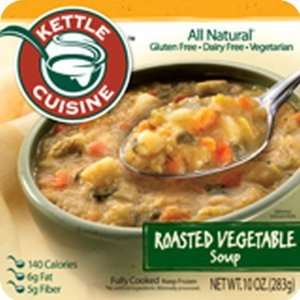 Gluten Free   Microwavable Roasted Vegetable Soup Frozen   9 x 10 Oz