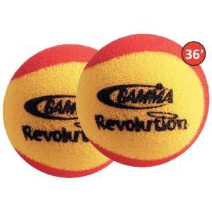  Gamma Revolution 90mm Foam Tennis Balls/2pk Sports 