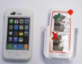 OtterBox Defender Case iPhone 3G 3GS White Case & HOLSTER BELT CLIP 