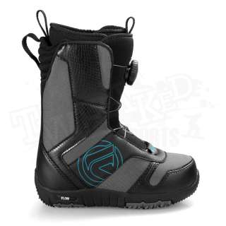   Jr. BOA Coiler Youth Kids Snowboard Boots   Black   Size 1  