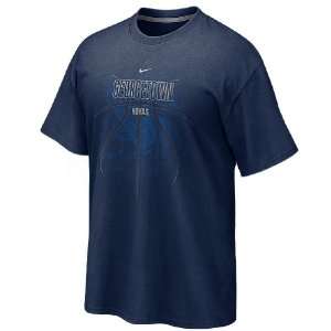  Nike Georgetown Hoyas Walk On Basketball T Shirt Sports 