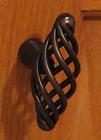 oil rubbed bronze birdcage cabinet hardware knobs 81426  