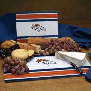  Denver Broncos Glass Cutting Board Set