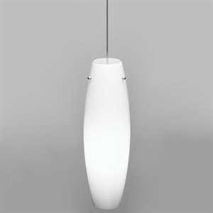   SINGLE LAMP 18W 35K CFL PENDANT WITH WHITE OPAL CASE GLASS SHADE / MSN