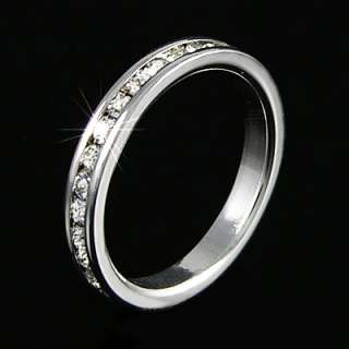   gp lab diamond Eternity Channel Set Wedding Band Petite Ring Size 5