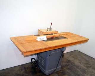 71 1/2 Delta Rockwell Router Shaper with Wooden Table  