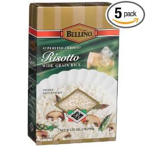 Bellino Superfino Arborio Risotto, 32 Ounce Boxes (Pack of 5)  