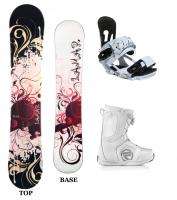 2012 Lamar ROSE 144cm Women Snowboard+Binding+FLOW BOA Boot NEW+FREE 