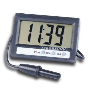 Digital Aquarium Thermometer Temperature Clock  50~70°C  