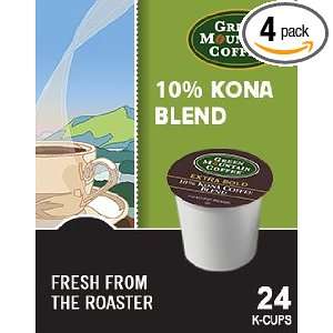 Green Mountain Coffee Extra Bold 10% Kona Blend K Cup (96 count 