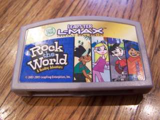 LEAPSTER LEAP FROG L MAX ROCK THE WORLD READING GAME  