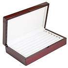 glossy rosewood ring case jewelry display storage box c $ 25 99 time 