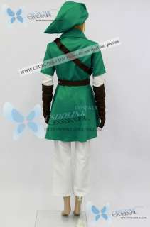 The Legend of Zelda link cosplay costume any size  