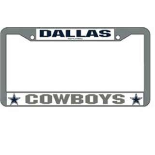 DALLAS COWBOYS Chrome License Plate Frame Brand NEW NFL  