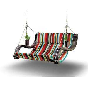  Expanse Chocolate Hanging Chair by Outback Company Patio 
