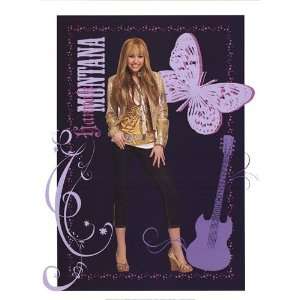 Hannah Montana Golden Glamour Girl Finest LAMINATED Print Walt Disney 