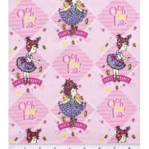 Fancy Nancy Ooh La La Argyle Flannel