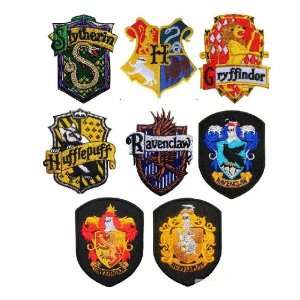  Harry Potter School Crest Iron on Patch Slytherin 