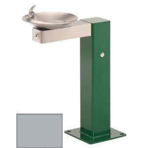  Silver Freeze resistant, barrier free, pedestal drinking fountain 