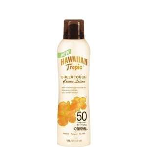 Hawaiian Tropic Sheer Touch Creme Lotion SPF 50 Sunscreen 6 oz 