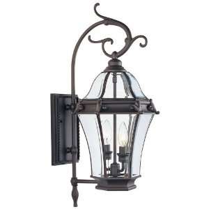 Liz Jordan Lighting 2621 07 Bronze Gas Lighter Outdoor Wall Sconce 