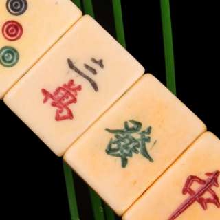 New OX Bone Mahjong Rectangle Beads Stretch Bracelet  
