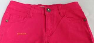 Fushia) Colored Pencil Pant Slim Fit Stretch Skinny Jeans JEGGINGS US 